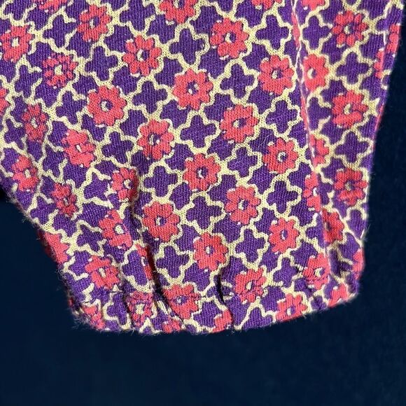 Lucky Brand Paisley and Floral Print V-Neck Blouse Size Small - Picture 6 of 11